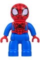 Spider-Man (Peter "Spidey" Parker) Duplo figure with large eyes and large spider (6602960) - 47394pb384
