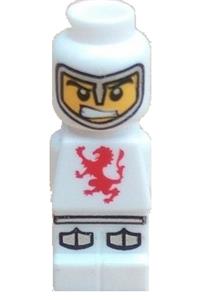 Microfigure Lava Dragon Knight White - White lava dragon knight microfigure - 85863pb002