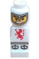White lava dragon knight microfigure - 85863pb002