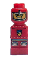 Microfigure red lava dragon knight - 85863pb003
