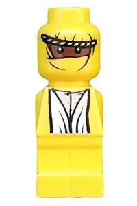 Microfigure Ramses Pyramid Adventurer Yellow - Yellow adventurer microfigure of Ramses Pyramid without a belt - 85863pb006