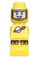 Yellow microfigure from the Lunar Command theme - 85863pb012