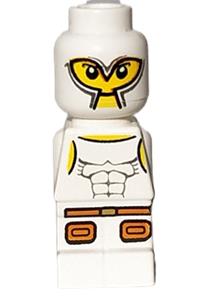 Microfigure Minotaurus Gladiator White - Microfigure of a white Minotaurus gladiator - 85863pb015