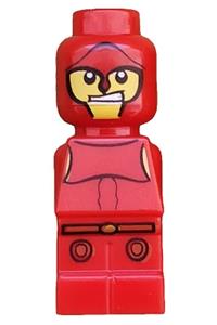 Microfigure Minotaurus Gladiator Red - Red Microfigure Minotaurus Gladiator - 85863pb017