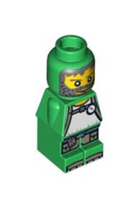Microfigure Magma Monster Green - Green magma monster microfigure - 85863pb025