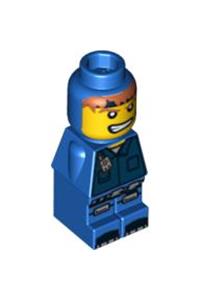 Microfigure Magma Monster Blue - Blue microfigure magma monster - 85863pb026