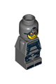Tiny microfigure of a magma monster in dark bluish gray - 85863pb027