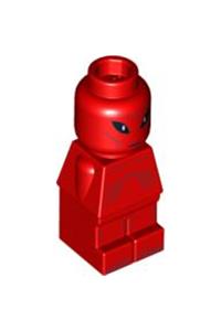 Microfigure UFO Attack Alien - Alien microfigure in a UFO attacking - 85863pb028