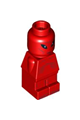 Alien microfigure in a UFO attacking - 85863pb028
