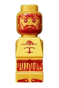 Microfigure Atlantis Treasure King Trident - Atlantis treasure king microfigure with trident in hand - 85863pb045
