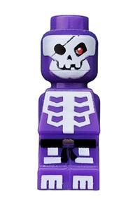 Microfigure Ninjago Skeleton Dark Purple - Ninjago skeleton microfigure in dark purple - 85863pb052