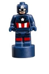 Captain America Statute Minifigure - 90398pb002