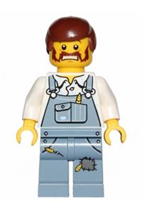 Alien Conquest Farmer Minifigure - ac007