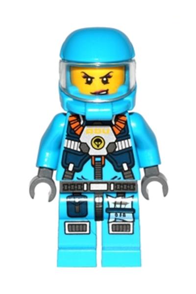 Lego Minifigure Alien Conquest Toxic Cleanup Scientist Ac010