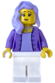 Female, Medium Lavender Jacket, White Legs, Lavender Mid-Length Hair - adp036