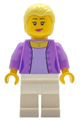 Lecturer - Female, Medium Lavender Jacket, White Legs - adp075