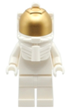 Astronaut Mannequin - White with White Helmet, Metallic Gold Visor, Standard Head - adp077