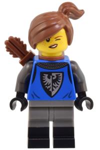 Mountain Fortress Black Falcon Archer - Mountain Fortress Black Falcon Archer Female - adp101