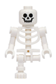 Skeleton with a standard skull, bent arms in vertical grip, and a single leg - adp156