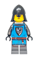 Female Black Falcon soldier with pearl dark gray detailed legs, helmet with neck protector, and dark tan backpack - adp172