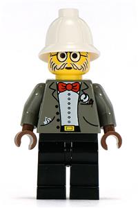 Dr. Kilroy Minifigure - Dr. Kilroy with gray suit - adv033