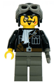 Lord Sam Sinister with aviator cap and goggles - adv036