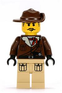 Johnny Thunder with tan legs with pockets and black hands adv037