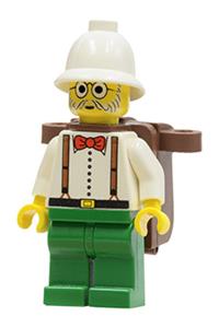 Dr. Charles Lightning Minifigure - Dr. Charles Lightning with backpack - adv040