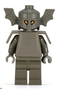 Dragon Fortress Guard Minifigure - Dragon Fortress Guardian with bat helmet and armor - adv045