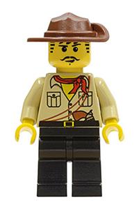 Johnny Thunder in desert outfit with cleft chin adv051
