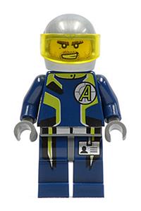 Agent Charge Minifigure - Agent Charge with helmet - agt006