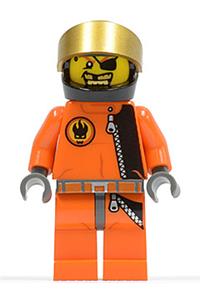 Gold Tooth Minifigure - Gold Tooth with helmet - agt012