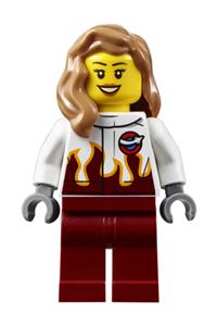 Stunt Pilot Female Minifigure - Female stunt pilot at the airport - air053