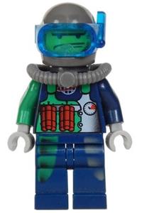 Crunch Minifigure - Crunch of Mission Deep Sea - alp016
