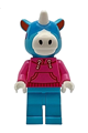 Julian wearing a dark pink hoodie - ani019
