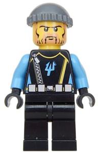 Aquaraider Diver 3 Minifigure - aqu017