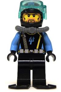 Aquaraider Diver 7 Minifigure - aqu021