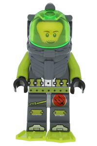 Lance Spears Minifigure - Atlantis Diver 4 Lance Spears with flippers - atl006