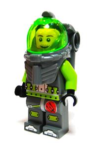Axel Minifigure - Atlantis Diver 1 Axel with horizontal lights - atl010