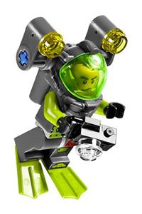 Axel Minifigure - Atlantis Diver 1 Axel with vertical lights - atl012