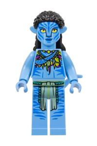 Neytiri Minifigure - Neytiri with a lime and magenta feather necklace - avt004