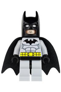 Batman with light bluish gray suit with black mask bat001