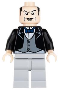 Alfred Pennyworth the Butler with a bow tie bat014