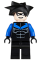 Nightwing with blue arms and chest symbol - bat015
