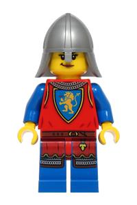 Siege Encampment Lion Knight Female  - Female Lion Knight with a flat silver neck protector - bdp223