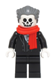 Vampire with dark bluish gray hair wearing a black suit and a red scarf - bdp233