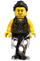 Vampire's Bride with black hair wearing a black dress and ghost legs - bdp240