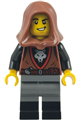 Male Wolfpack with reddish brown hood and dark bluish gray legs with black boots - bdp277