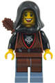Female Wolfpack with a black hood and a quiver - bdp281