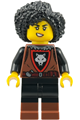 Female Wolfpack with black hair and black legs featuring reddish brown boots - bdp283